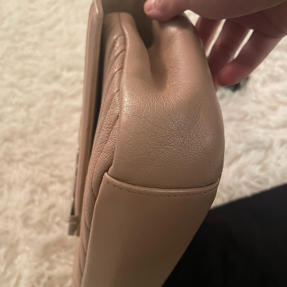YSL medium college bag in beige color - Picture 4 of 14